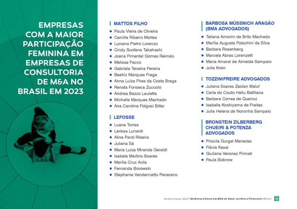 Women in M&A Brazil 2024 - Page 14