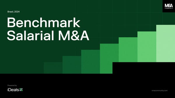 Benchmark salarial M&A, Brasil 2024 - Page 1