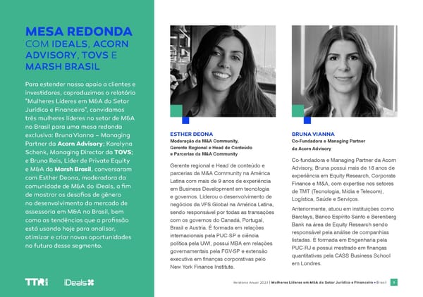 Women in M&A Brazil report 2024 - Page 5