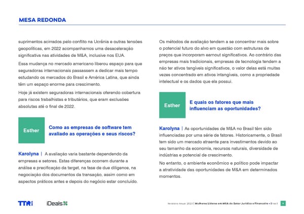 Women in M&A Brazil report 2024 - Page 9