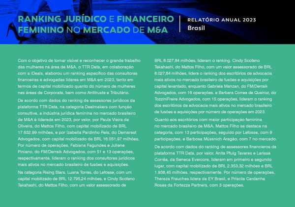 Women in M&A Brazil report 2024 - Page 13