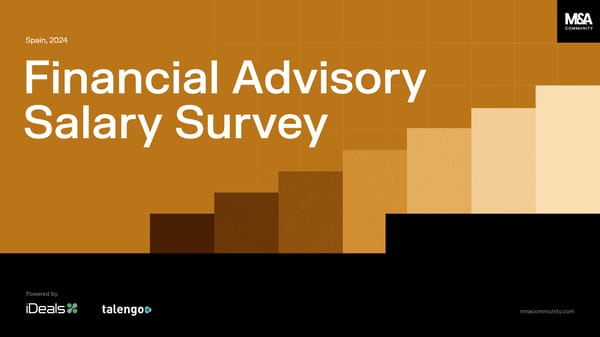 Financial Advisory Salary Survey, Iberia 2024 - Page 1