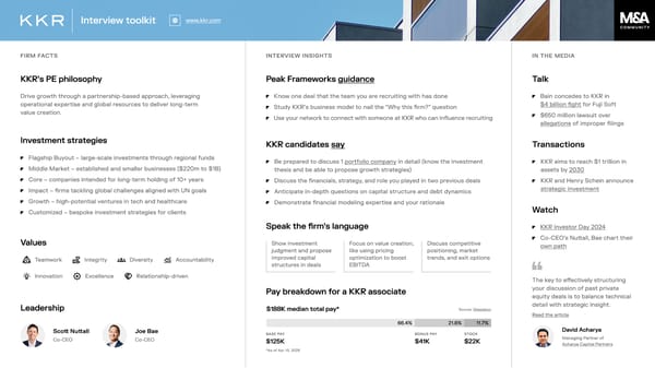 KKR Interview Toolkit - Page 1