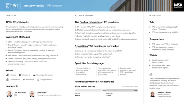 TPG Interview Toolkit - Page 1